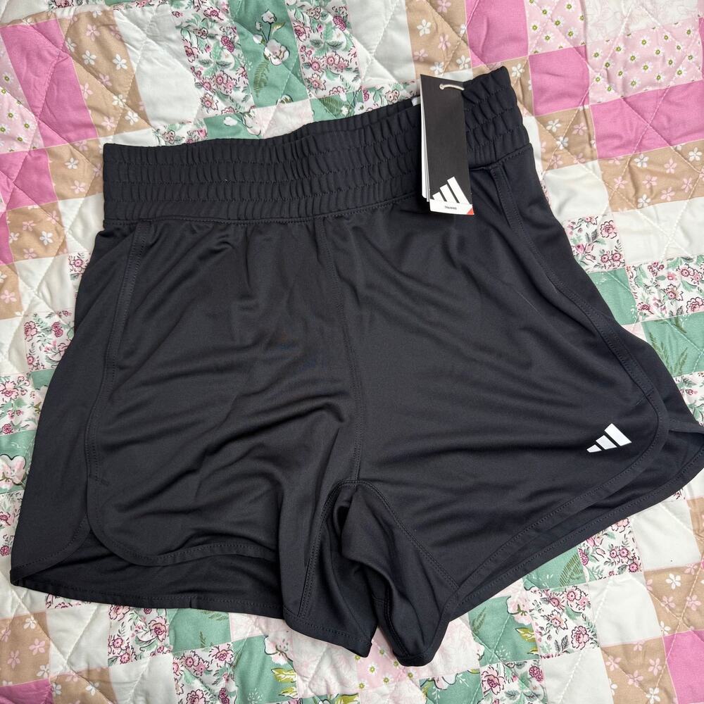 NWT Adidas High Rise 5” Shorts Women’s Black Athletic Running Shorts S